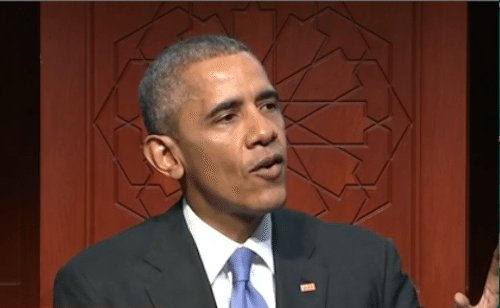 Barack Obama speaking