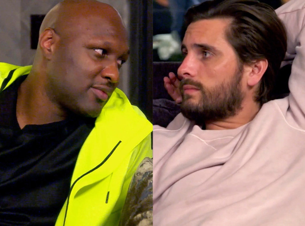 Lamar Odom and Scott Disick