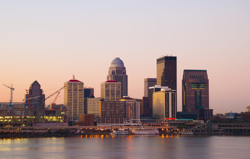 Louisville, KY view from the water