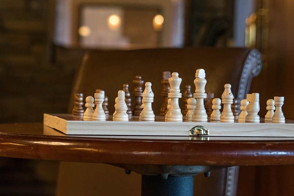 chess board the bluffs