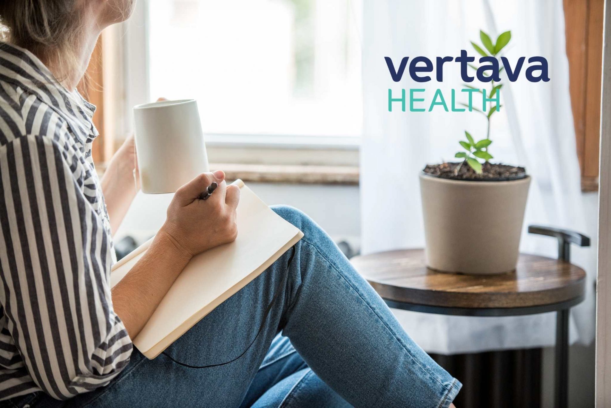 Woman relaxing during Mental Wellness Month