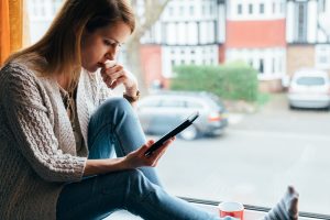 woman struggling with post-covid anxiety