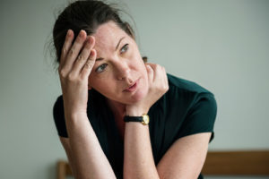 Woman feeling long-term effects of amphetamine abuse